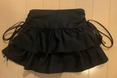 jouetie リボンティアードミニスカパン ブラック