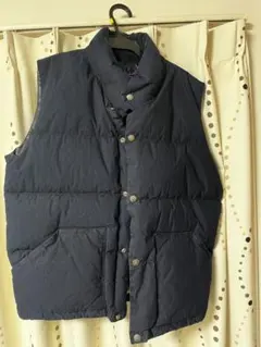 ノースフェイス　パープルレーベル ダウンベスト　インディゴ　デニム