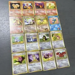 ポケモンカードセット　16枚 旧裏　初期