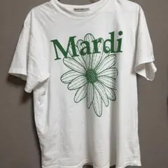 Mardi Mercredi 半袖Tシャツ ホワイト グリーンのサムネイル
