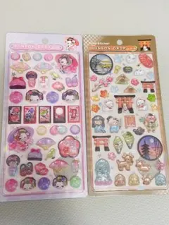 【国内正規品】舞妓さん　古都めぐり　和柄　ボンボンドロップシール　クーリア