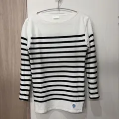 【ORCIVAL】長袖Tシャツ コットン WHT ボーダー