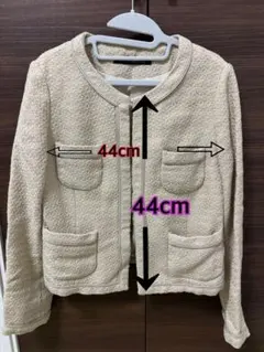 ツイードジャケット　Green label relaxing サイズL