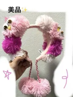 ユニバ　USJ カチューシャ　モッピー　エルモ　セサミストリート