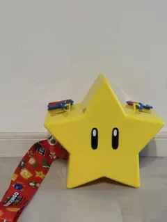 ユニバ　マリオ スーパースター　ライト ストラップ付　 ポップコーンバケット
