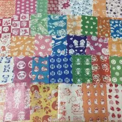 昭和レトロ✨駄菓子屋サラサ千代紙45枚⑩レア柄折り紙おりがみ