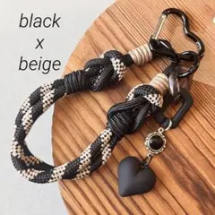 じゃらじゃらキーホルダーパラコードスマホストラップバッグチャームハンドストラップ