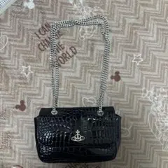 ヴィヴィアンウエストウッド クロコ柄 ショルダーバッグ