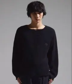 【GRANCY】ピアスダメージニット　M grancy Pierced Damage Knit ピアスダメージニット M - メルカリ