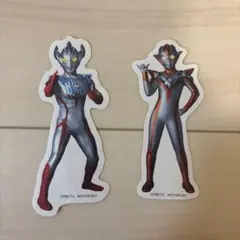 ウルトラヒーローズEXPO2022・限定ダイカットステッカー2枚　非売品