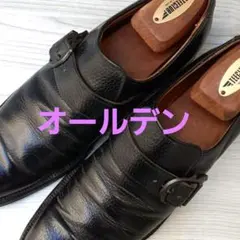 【希少】Alden(オールデン) シングルモンクストラップ ブラック　455のサムネイル