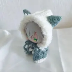 10センチぬい服【C001】ミルクくすみグリーン