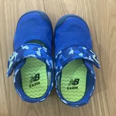 New Balance KA208 青 迷彩 サンダル