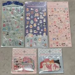 メロメロ雪だるまシリーズ ♥ シール5種セット スノーマン
