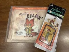 ズートピア Happy1番くじ E賞 カードホルダー G賞 フラットポーチ