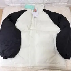 中綿ジャケット メンズ XL 防寒 フード ツートン 美品