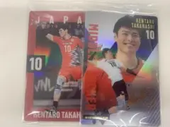 男子バレー日本代表ツインウエハース2025 高橋健太郎セット