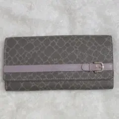 NINA RICCI 長財布 グレー×パープルのサムネイル