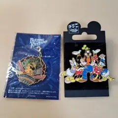 ディズニー ピンバッジ　2個セット