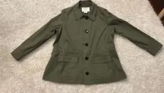 kate spade オリーブカラー ボタン付きジャケット