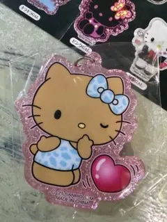 ハローキティ アクリルキーホルダー 日焼けGAL ガチャ