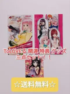☆ プレミア品 ☆ ToLOVEる関連グッズ 三点セット