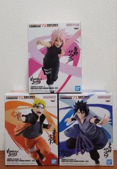 【NARUTOナルト】VIBRATION STARS　第七班フィギュア３点セット