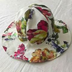 日本製 カオリノモリ フラワー 花柄 バケットハット