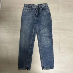 ZARA ケミカルウォッシュ デニムパンツ