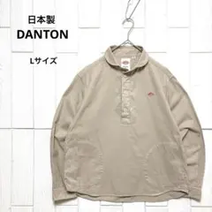 美品 日本製 DANTON オックスフォード 丸襟 プルオーバーシャツ Lのサムネイル