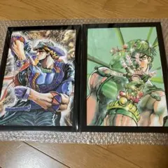 ジョジョの奇妙な冒険　額付きポスター　ファントムブラッド　ジョナサン　2枚セット