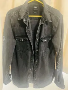ZARA ブラック デニムジャケット AUTHORIZED