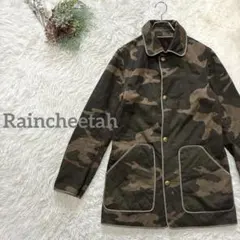 レインチーター　キルティングジャケット　迷彩　リバーシブル　ボアジャケット　M