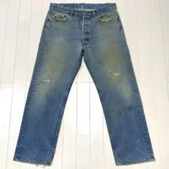 80s USA製 ビンテージ リーバイス 501 デニムパンツ W36 555