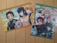 鬼滅の刃　下敷き2枚まとめ売り（くら寿司）