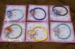 美少女戦士セーラームーン　アクリルヘアゴム　6つセット