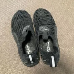 Super Grip メッシュサンダル ブラック18センチ