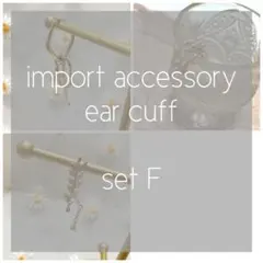 import accessory □ ear cuff set F