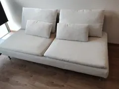 購入半年以内】IKEA ソファベッド FRIDHULT グレー - メルカリ