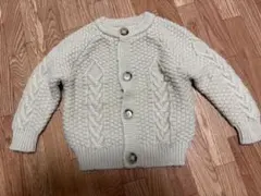 ベビー ニット カーディガン ベージュ