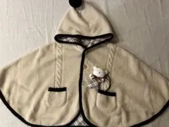 バーバリー　ベージュ フード付きケープ