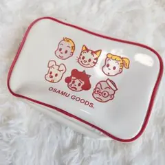 オサムグッズ 未使用 ポーチ マルチケース レトロ 原田治 ホワイト 小物入れ