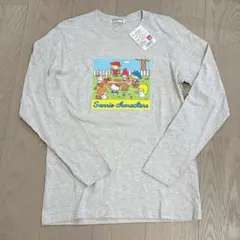 【新品】サンリオ 長袖Tシャツ ロンT メンズ　M グレーのサムネイル