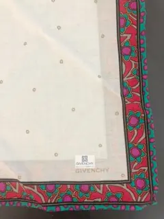 GIVENCHY ジパンシィ　ハンカチ　レトロ　花柄　ドット