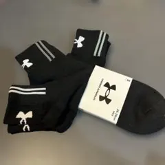 【新品☆26cm~28cm】UNDER ARMOUR メンズ 靴下　3足セット♪