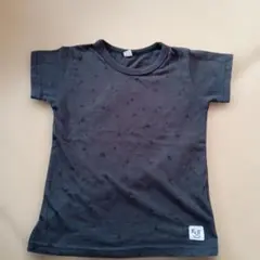 黒の星柄Tシャツ サイズ110