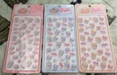 きゅるる　ぷくぷくキャンディシール　3種類セット