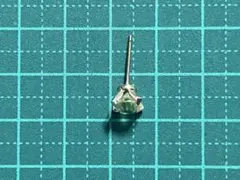 まとめてアクセサリー№65　ピアス№56　エメラルドグリーン色　キャッチ無し