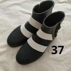 AIGLE レインブーツ　37　長靴　23.5㎝　 ショートブーツ