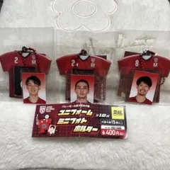 バレーボール男子日本代表 ユニフォームミニフォトホルダー 3個セットのサムネイル